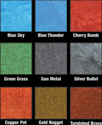 Color Options For Metallic Coating